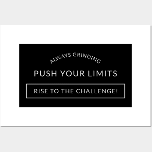 Push your limits Posters and Art